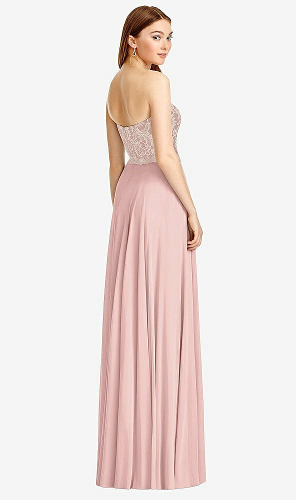 Back View - Rose - PANTONE Rose Quartz & Cameo Studio Design Bridesmaid Dress 4529