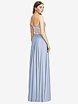 Rear View Thumbnail - Sky Blue & Cameo Studio Design Bridesmaid Dress 4529