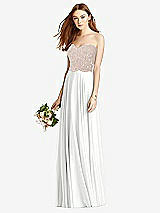 Front View Thumbnail - White & Cameo Studio Design Bridesmaid Dress 4529
