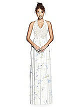 Front View Thumbnail - Bleu Garden & Ivory Studio Design Bridesmaid Dress 4530