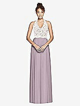 Front View Thumbnail - Lilac Dusk & Ivory Studio Design Bridesmaid Dress 4530