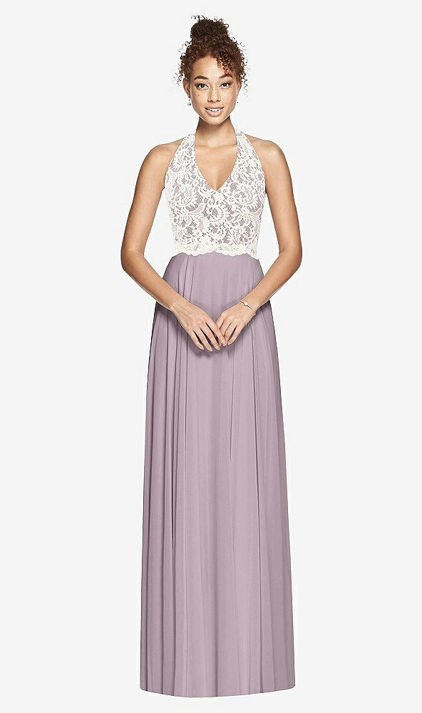 Front View - Lilac Dusk & Ivory Studio Design Bridesmaid Dress 4530