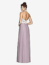Rear View Thumbnail - Lilac Dusk & Ivory Studio Design Bridesmaid Dress 4530