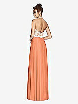 Rear View Thumbnail - Sweet Melon & Ivory Studio Design Bridesmaid Dress 4530