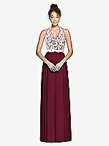 Front View Thumbnail - Cabernet & Ivory Studio Design Bridesmaid Dress 4530