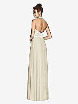 Rear View Thumbnail - Champagne & Ivory Studio Design Bridesmaid Dress 4530