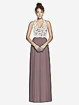 Front View Thumbnail - French Truffle & Ivory Studio Design Bridesmaid Dress 4530
