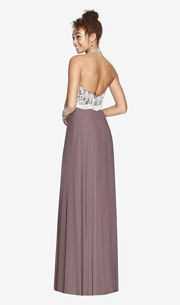 Back View - French Truffle & Ivory Studio Design Bridesmaid Dress 4530