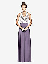 Front View Thumbnail - Lavender & Ivory Studio Design Bridesmaid Dress 4530
