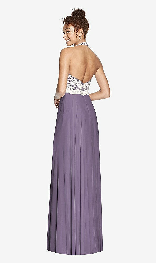 Back View - Lavender & Ivory Studio Design Bridesmaid Dress 4530