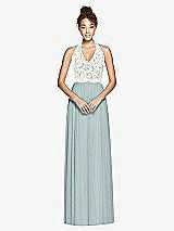 Front View Thumbnail - Morning Sky & Ivory Studio Design Bridesmaid Dress 4530