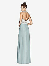 Rear View Thumbnail - Morning Sky & Ivory Studio Design Bridesmaid Dress 4530