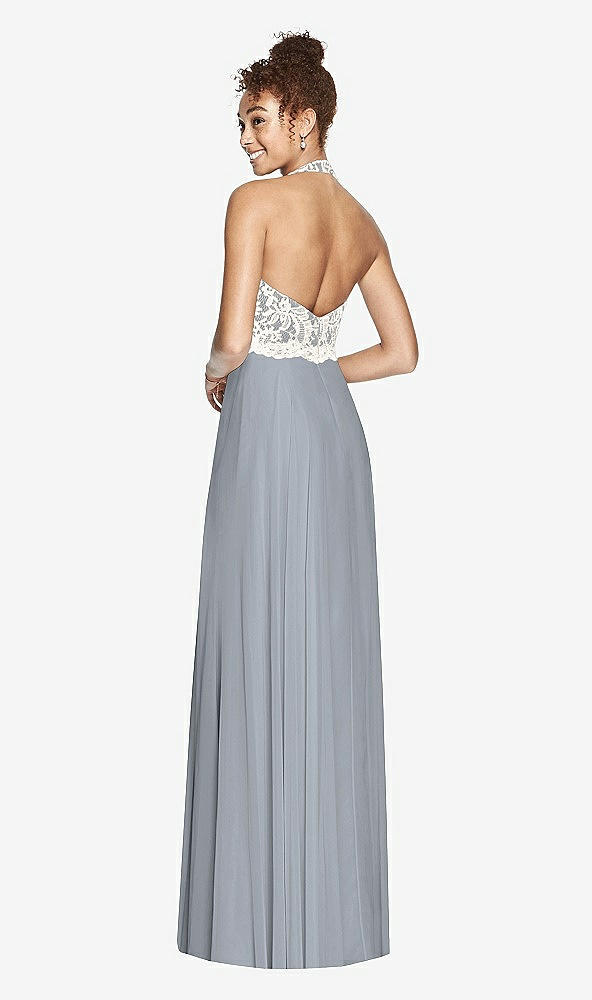 Back View - Platinum & Ivory Studio Design Bridesmaid Dress 4530