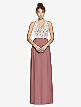 Front View Thumbnail - Rosewood & Ivory Studio Design Bridesmaid Dress 4530