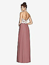 Rear View Thumbnail - Rosewood & Ivory Studio Design Bridesmaid Dress 4530