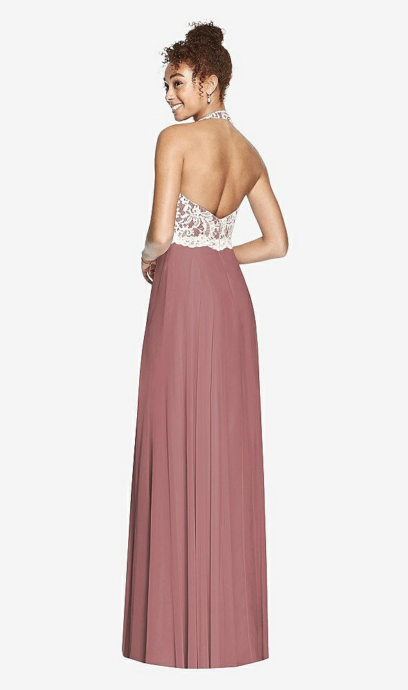 Back View - Rosewood & Ivory Studio Design Bridesmaid Dress 4530