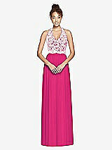 Front View Thumbnail - Think Pink & Ivory Studio Design Bridesmaid Dress 4530
