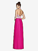 Rear View Thumbnail - Think Pink & Ivory Studio Design Bridesmaid Dress 4530
