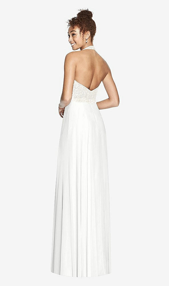 Back View - White & Ivory Studio Design Bridesmaid Dress 4530