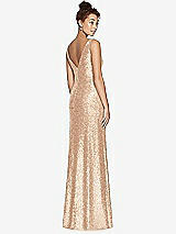 Rear View Thumbnail - Rose Gold Studio Design Bridesmaid Dress 4531