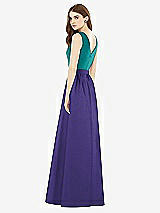 Rear View Thumbnail - Grape & Jade Alfred Sung Bridesmaid Dress D752