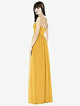 Rear View Thumbnail - NYC Yellow Sweeheart Chiffon Natural Waist Dress
