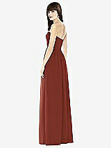 Rear View Thumbnail - Auburn Moon Sweeheart Chiffon Natural Waist Dress