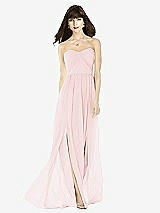Front View Thumbnail - Ballet Pink Sweeheart Chiffon Natural Waist Dress