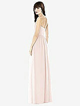 Rear View Thumbnail - Blush Sweeheart Chiffon Natural Waist Dress