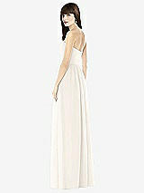 Rear View Thumbnail - Ivory Sweeheart Chiffon Natural Waist Dress