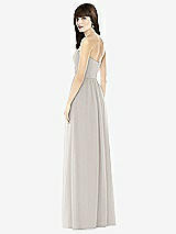 Rear View Thumbnail - Oyster Sweeheart Chiffon Natural Waist Dress