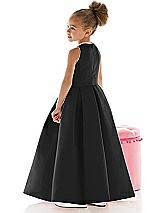 Rear View Thumbnail - Black Flower Girl Dress FL4059