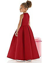 Rear View Thumbnail - Garnet Flower Girl Dress FL4059