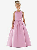 Front View Thumbnail - Powder Pink Flower Girl Dress FL4059