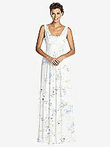 Front View Thumbnail - Bleu Garden Dessy Collection Bridesmaid Dress 3026