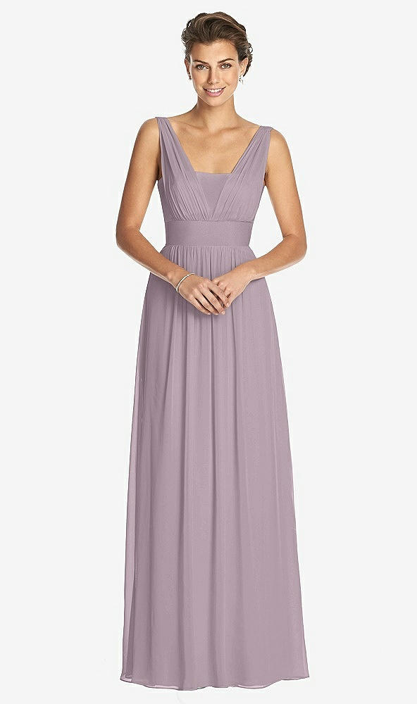 Front View - Lilac Dusk Dessy Collection Bridesmaid Dress 3026