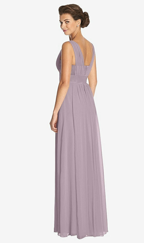 Back View - Lilac Dusk Dessy Collection Bridesmaid Dress 3026
