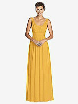 Front View Thumbnail - NYC Yellow Dessy Collection Bridesmaid Dress 3026