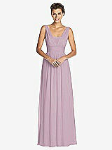 Front View Thumbnail - Suede Rose Dessy Collection Bridesmaid Dress 3026