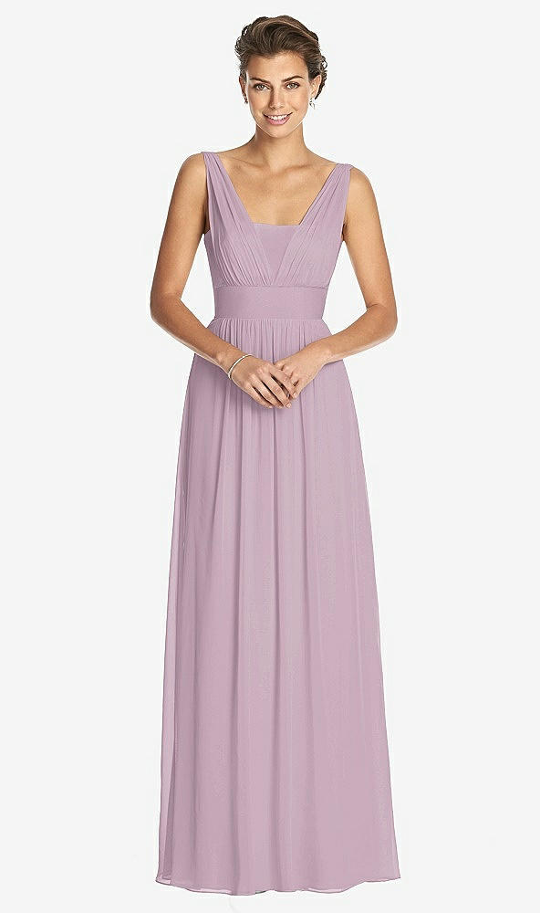 Front View - Suede Rose Dessy Collection Bridesmaid Dress 3026