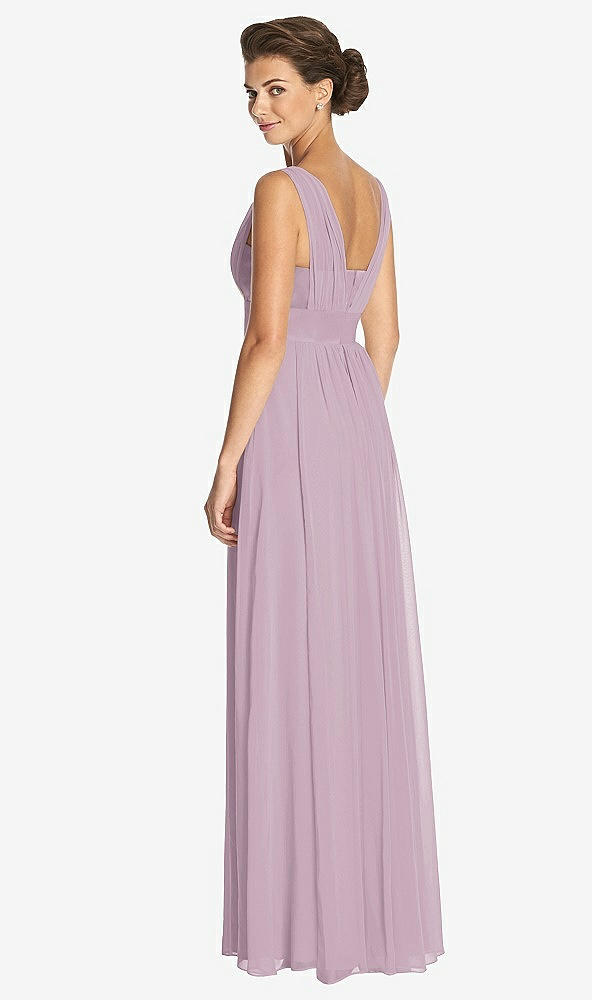 Back View - Suede Rose Dessy Collection Bridesmaid Dress 3026