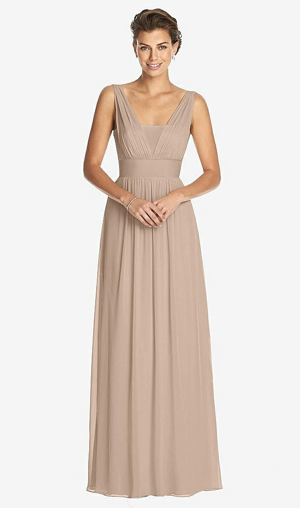 Front View - Topaz Dessy Collection Bridesmaid Dress 3026