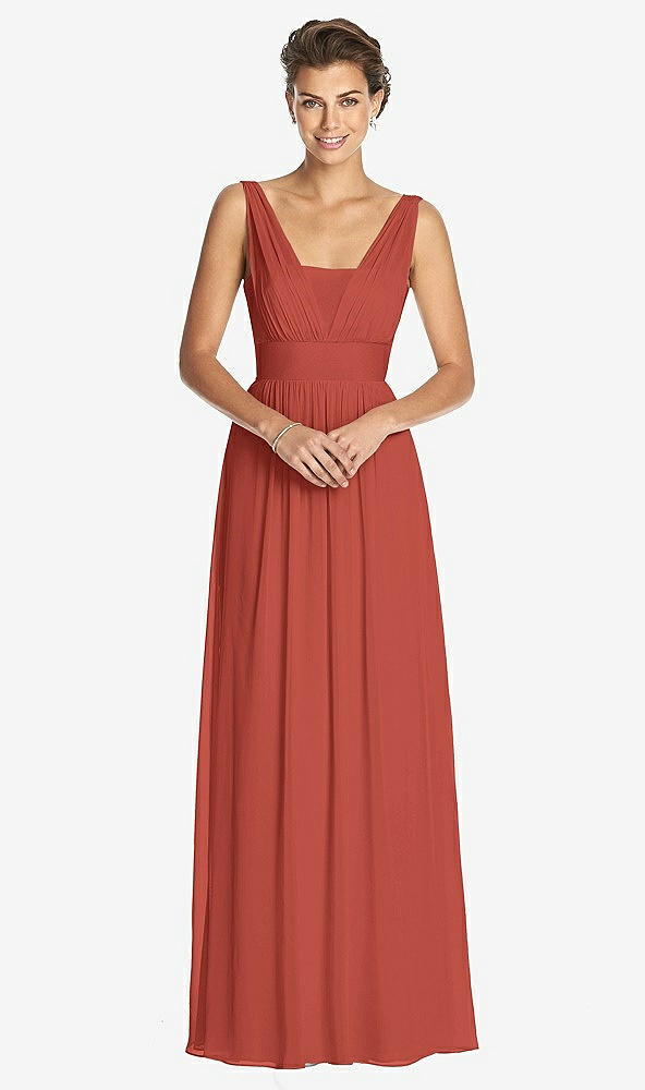 Front View - Amber Sunset Dessy Collection Bridesmaid Dress 3026