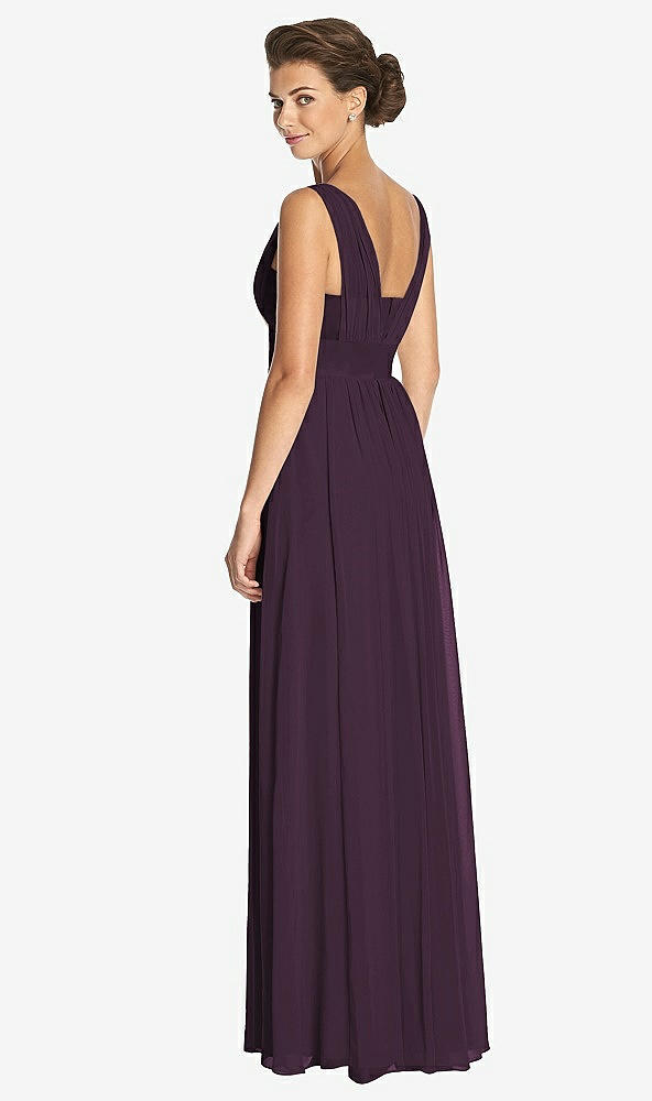 Back View - Aubergine Dessy Collection Bridesmaid Dress 3026