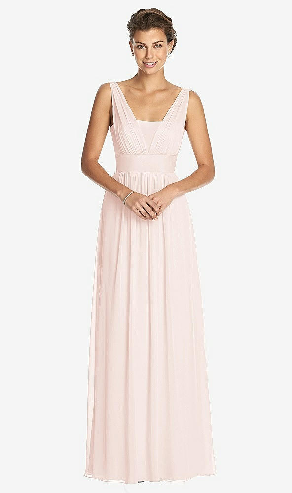 Front View - Blush Dessy Collection Bridesmaid Dress 3026
