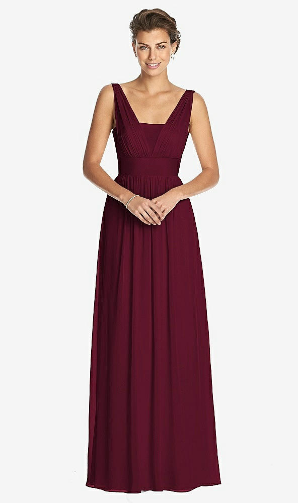 Front View - Cabernet Dessy Collection Bridesmaid Dress 3026