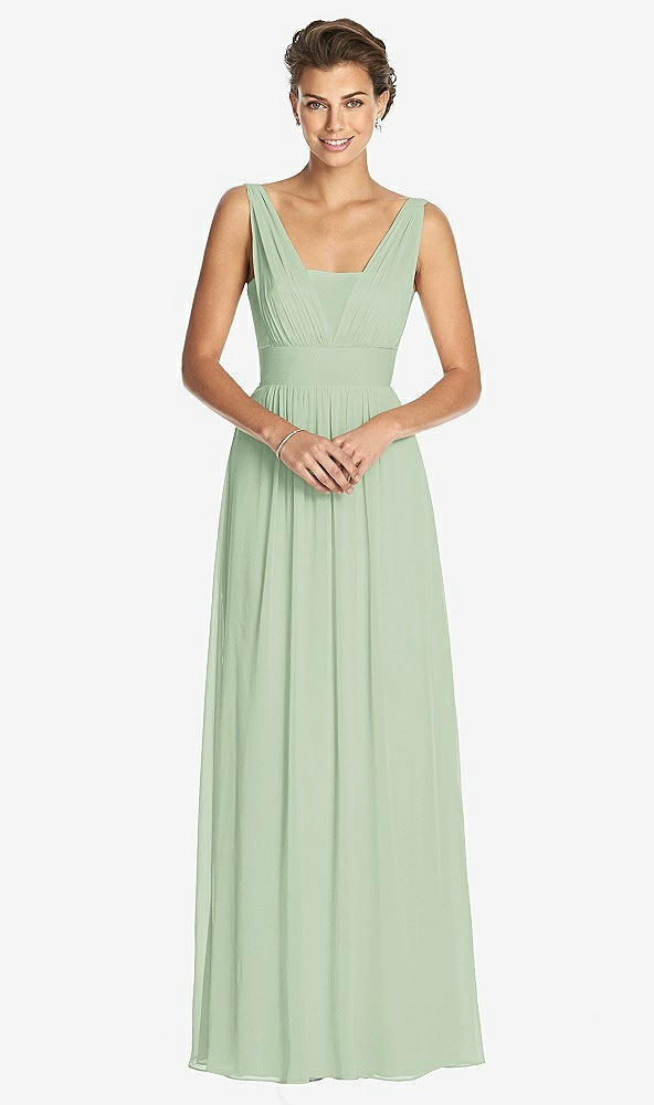 Front View - Celadon Dessy Collection Bridesmaid Dress 3026