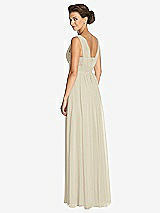 Rear View Thumbnail - Champagne Dessy Collection Bridesmaid Dress 3026