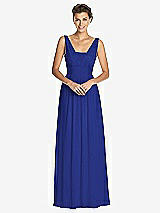 Front View Thumbnail - Cobalt Blue Dessy Collection Bridesmaid Dress 3026