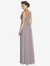 Rear View Thumbnail - Cashmere Gray Dessy Collection Bridesmaid Dress 3026